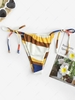 Colorblock Tie Bikini Bottom S
