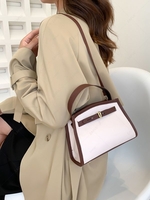 Colorblock Tote Crossbody Bag