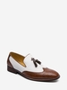 Colorblock Wingtip Detail Business Faux Leather Shoes