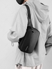 Colorblock Zippered Sling Bag