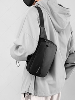 Colorblock Zippered Sling Bag