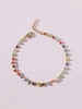 Colored Beads Chain Anklet
