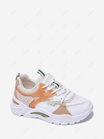 Colored Breathable Clunky Sneakers