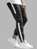 Contrast Side Cargo Jogger Pants Xxl Black