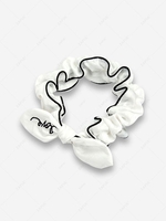 Contrast Trim Bowknot Letter Headband