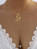 Convertible Butterfly-shaped Pendant Necklace