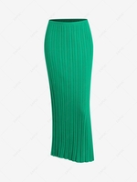 Convertible Multiway Knitted Tube Dress Skirt M Green