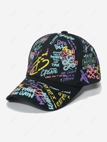 Cool Letter Patterned Baseball Cap