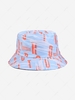 Cool Letter Patterned Bucket Hat