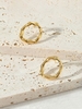 Copper Plated 18K Gold Irregular Shape Stud Earrings