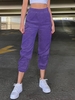Corduroy Beam Feet Pull On Pants M Purple