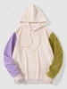 Corduroy Colorblock Pullover Hoodie Xl Multi g