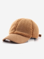 Corduroy Insert Teddy Baseball Cap