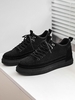 Corduroy Lace Up Skate Shoes