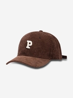 Corduroy Letter Patched Baseball Cap