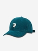 Corduroy Letter Patched Baseball Cap