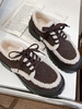 Corduroy Lug Sole Thick Bottom Frayed Loafers