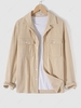 Corduroy Pocket Shirt Xl Blanched almond