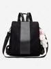 Corduroy Rabbit Pendant Backpack