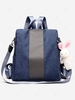 Corduroy Rabbit Pendant Backpack