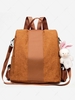 Corduroy Rabbit Pendant Backpack