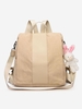 Corduroy Rabbit Pendant Backpack