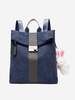Corduroy Rabbit Pendant Backpack