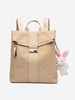 Corduroy Rabbit Pendant Backpack