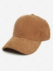 Corduroy Solid Baseball Cap