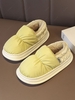 Couple Colorblock Quilted Padded Puffer Fleece Lined Slippers