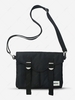 Couple Letter Patched Buckle Crossbody Bag