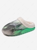 Couple Tie Dye Fleece Lined Slippers