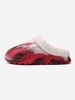 Couple Tie Dye Fleece Lined Slippers
