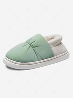 Couple Two Way Fleece Lined Puffer Slippers