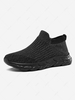Couples Slip On Fly Weaving Sports Shoes