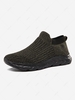Couples Slip On Fly Weaving Sports Shoes