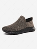 Couples Slip On Fly Weaving Sports Shoes