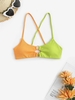 Criss Cross O-ring Bikini Top M Multi a