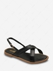 Criss Cross Strap Flat Sandals