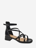 Crisscross Strap Chunky Heel Sandals