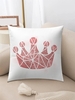 Crown Pattern Plush Pillowcase