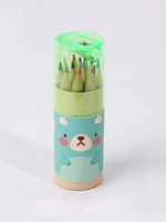 Cute Bear Pattern 12 Color Pencil Painting Pen