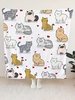 Cute Cat Pattern Flannel Blanket
