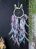 Cute Cat Shape Feather Fringe Dreamcatcher