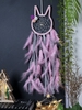 Cute Cat Shape Feather Fringe Dreamcatcher