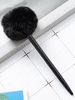 Cute Fluffy Plush Ball Decor Ballpoint Pen