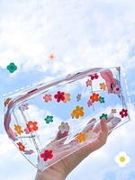 Cute Fruit Pattern Waterproof Transparent Portable Cosmetic Bag