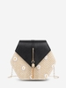 Daisy Pattern Tassel Design Chain Shoulder Bag