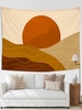Desert and Sunset Print Tapestry