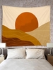 Desert and Sunset Print Tapestry